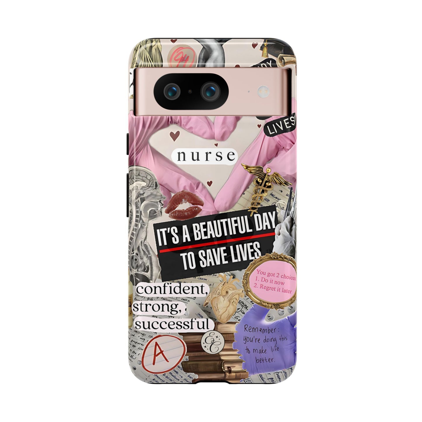 Nurse Inspirational Collage Tough Phone Case