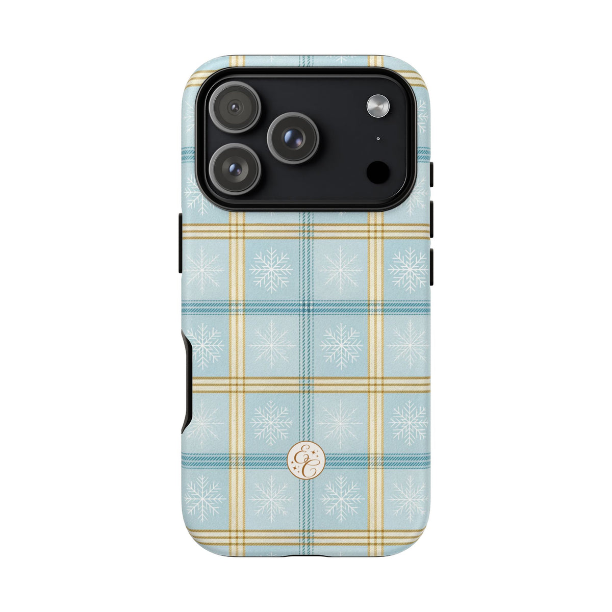 Blue Winter Plaid Phone Case