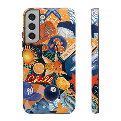 Nautical and Citrus Tough Phone Case