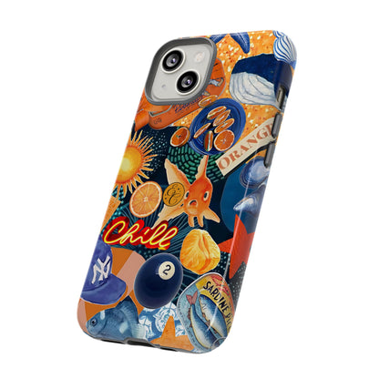 Nautical and Citrus Tough Phone Case