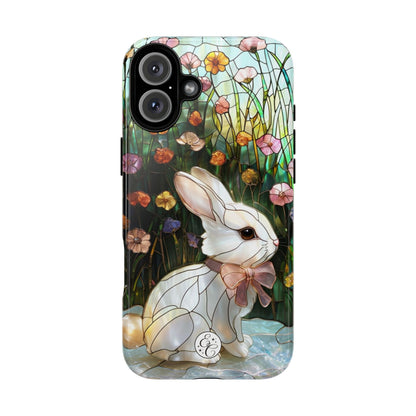 Easter Rabbit Stained Glass Tough Phone Case