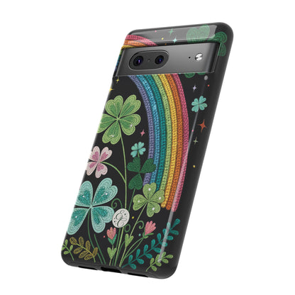 Rainbow & Shamrock Tough Phone Case