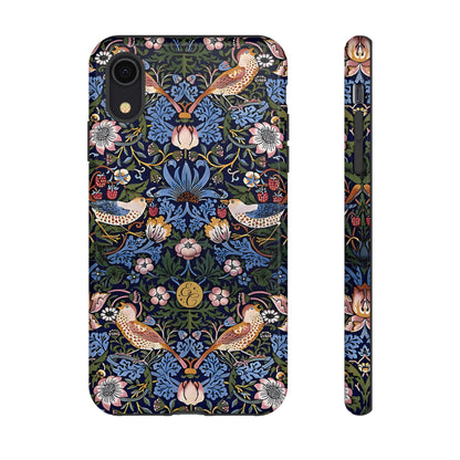 William Morris Strawberry Thief Tough Phone Case