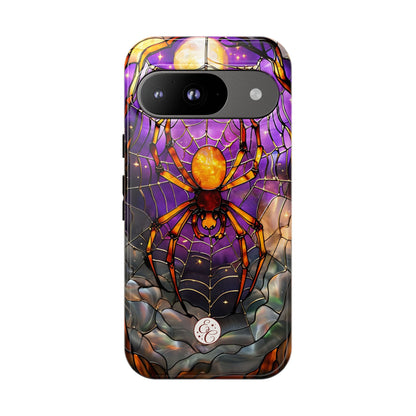 Stained Glass Spider Tough Phone Case