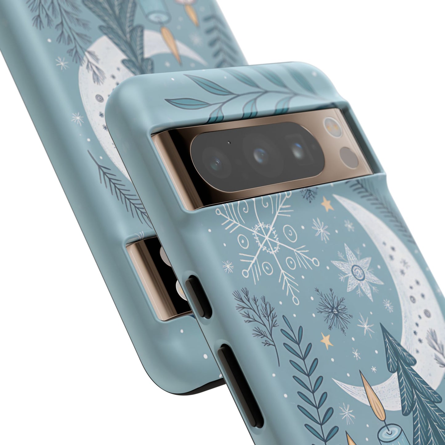 Winter Moon & Candles Tough Phone Case