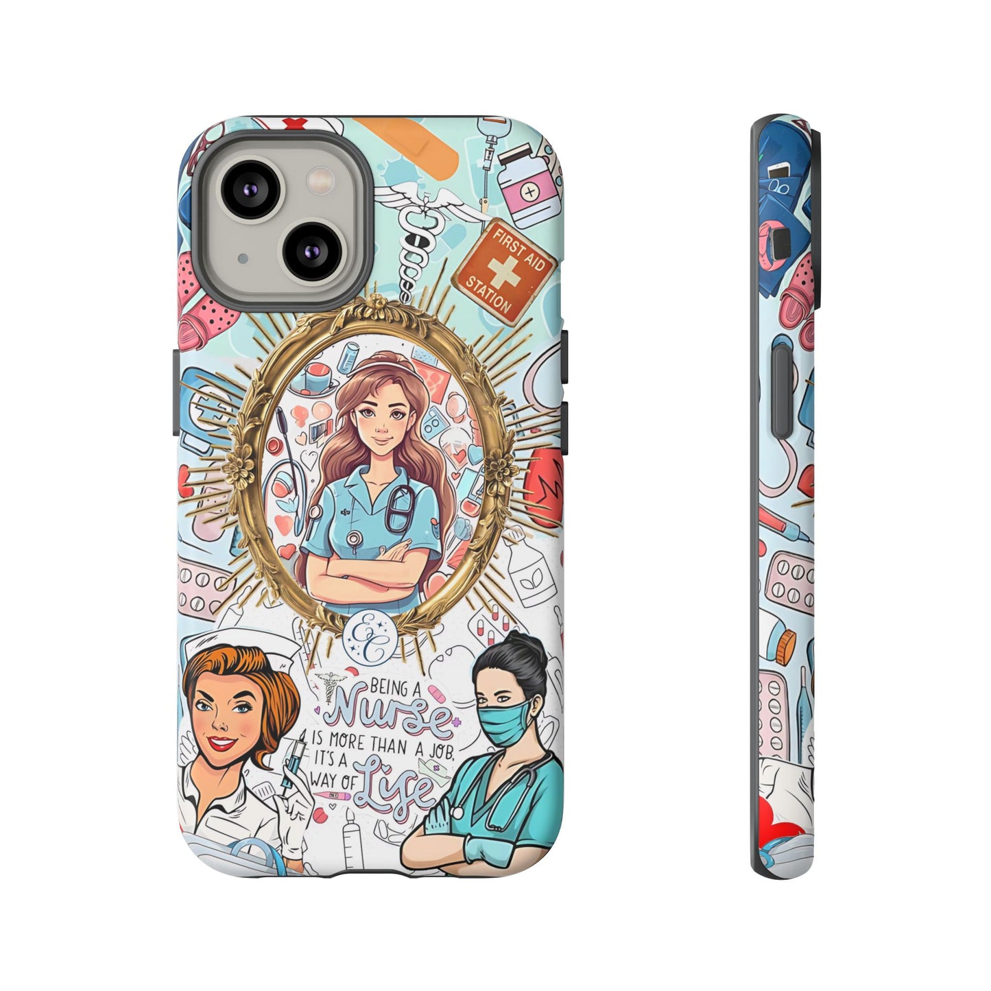 Nurse Art Tough Phone Case