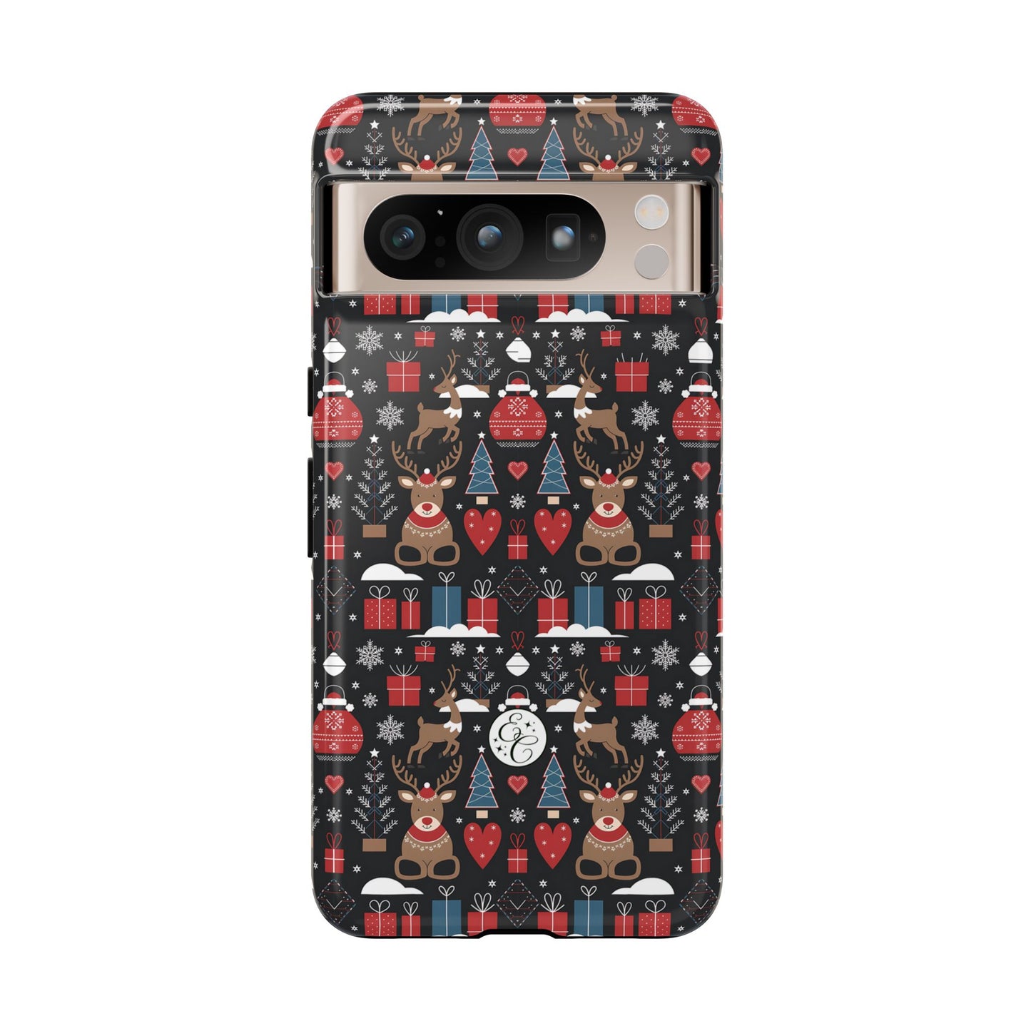 Christmas Holiday Pattern Tough Phone Case