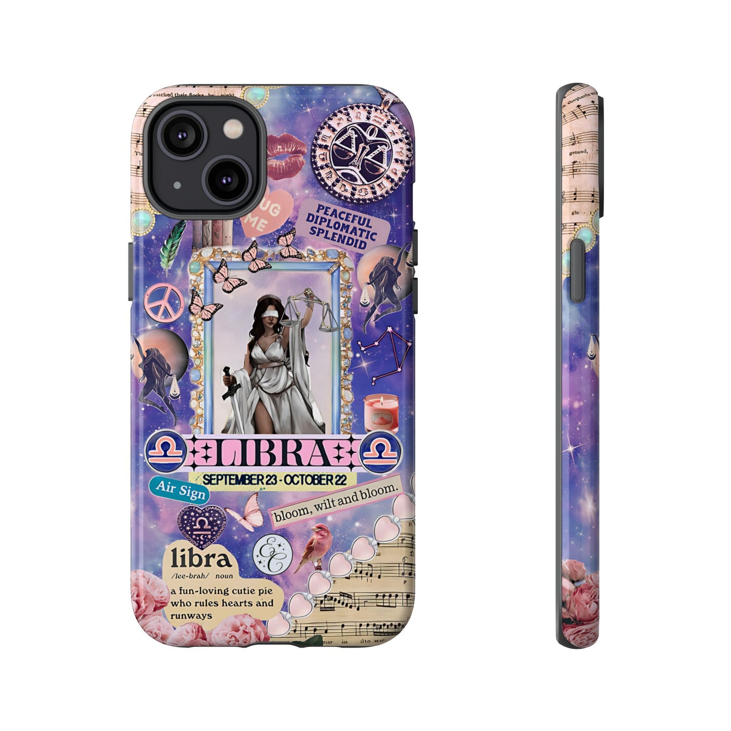 Libra Zodiac Star Sign Tough Phone Case