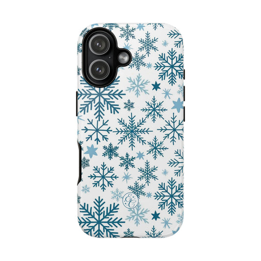 Winter Snowflakes Pattern Tough Phone Case