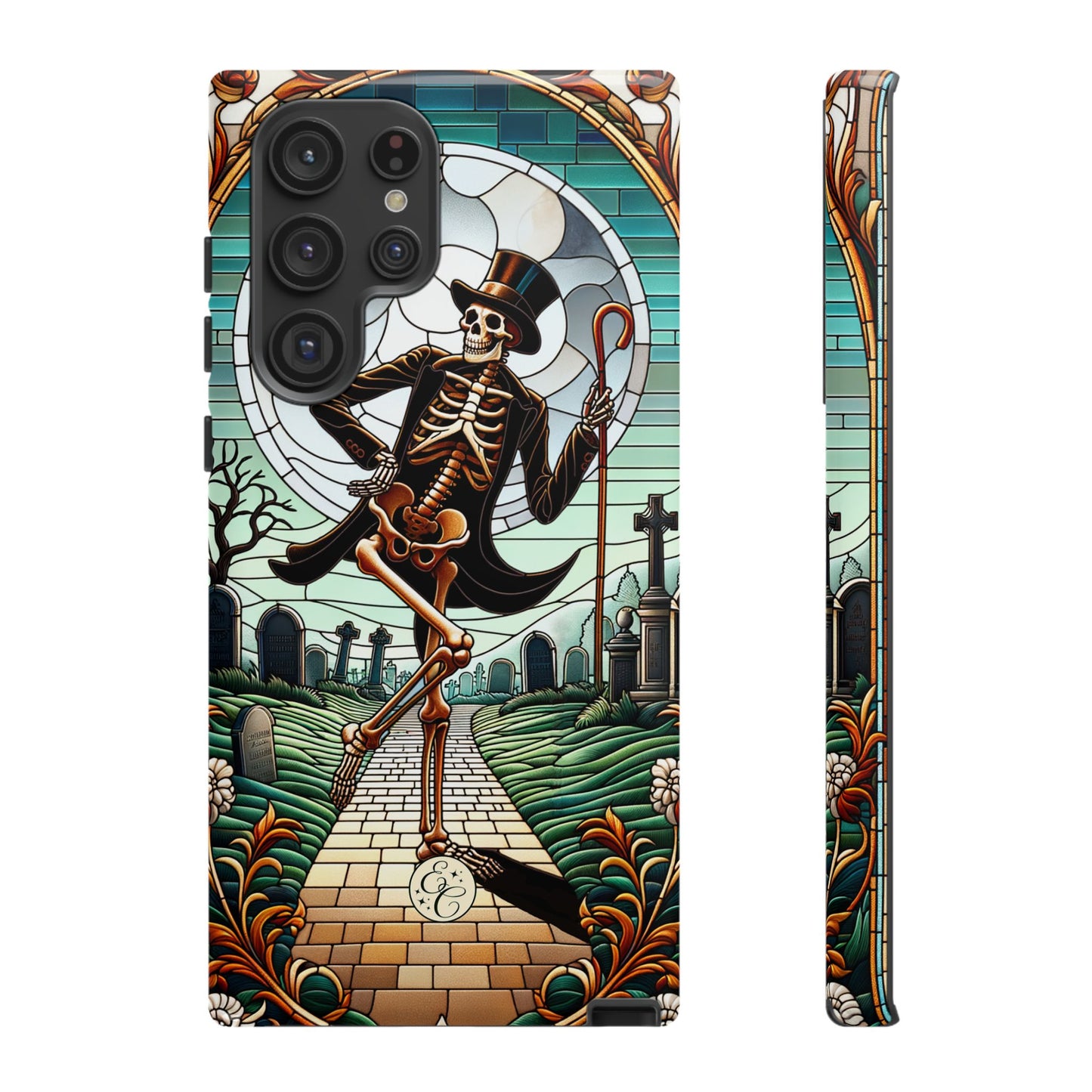 Dancing Skeleton Tough Phone Case