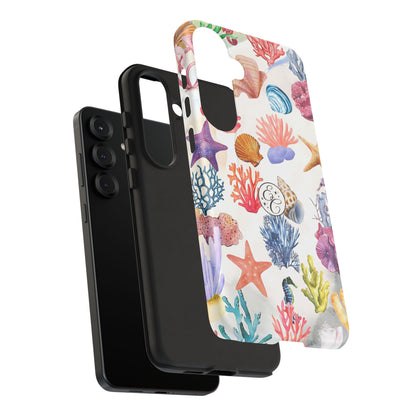 Coral & Sea Shells Tough Phone Case
