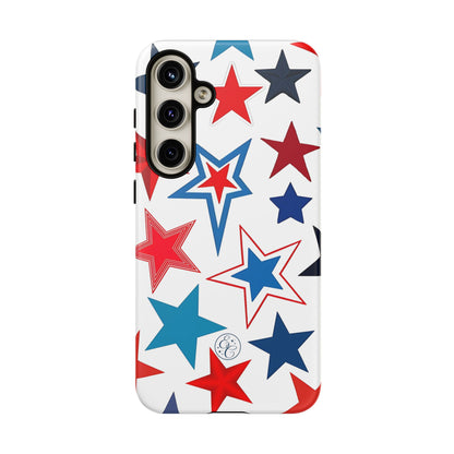 Patriotic Star Pattern Tough Phone Case