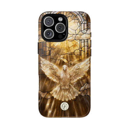 Holy Spirit Stained Glass Tough Phone Case