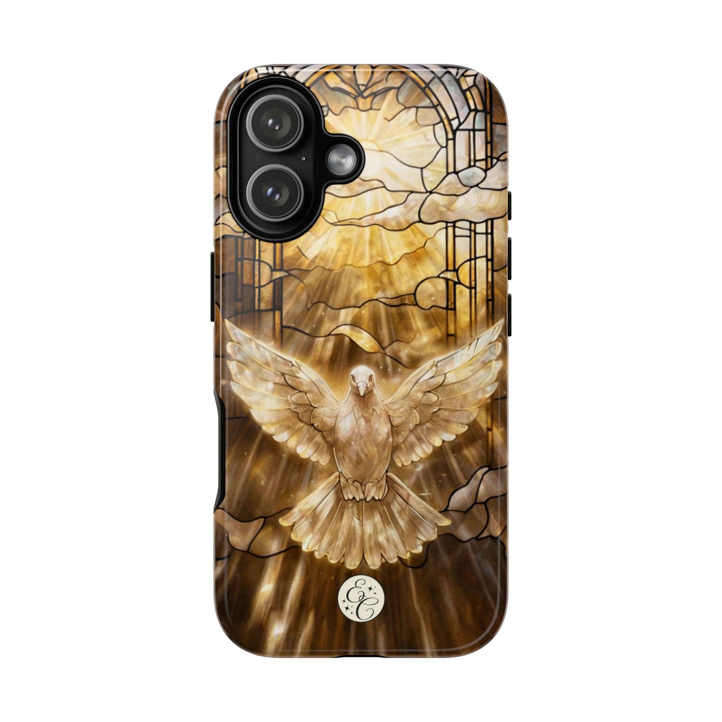 Holy Spirit Stained Glass Tough Phone Case