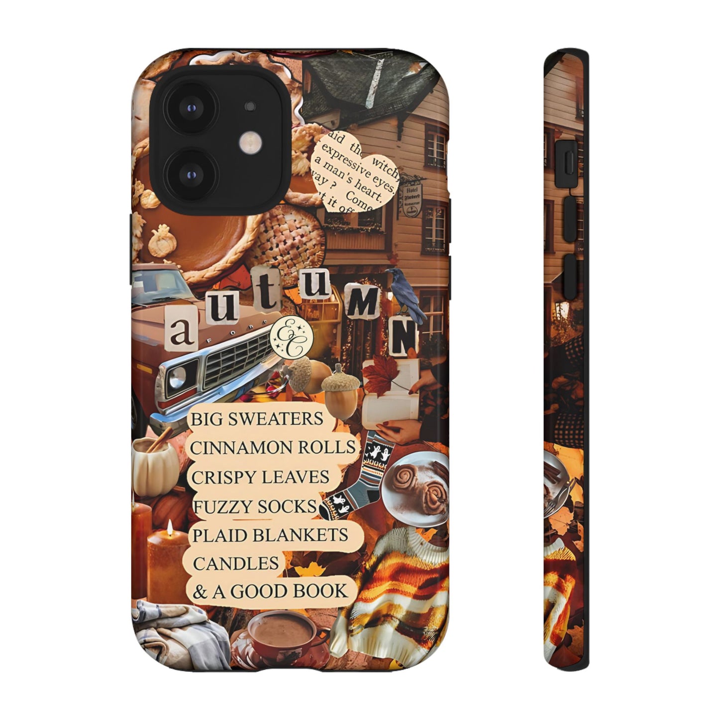 Autumn Aesthetic Collage Tough Phone Case