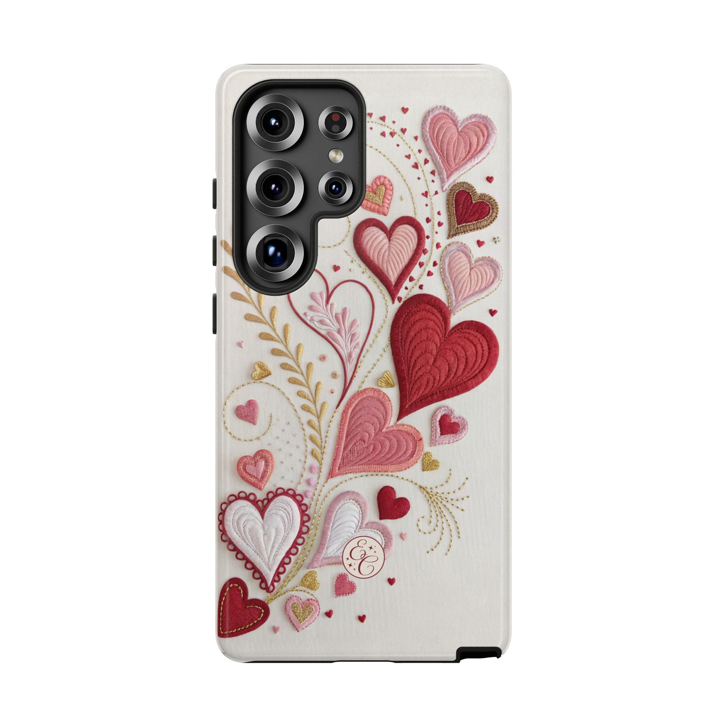 Hearts Pattern Tough Phone Case