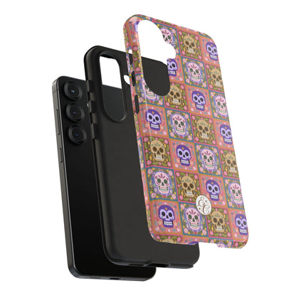 Sugar Skull Pattern Tough Phone Case