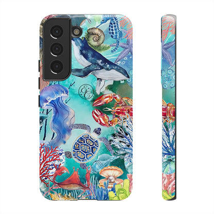 Ocean Wonders Collage Tough Phone Case