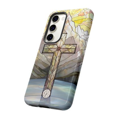 Stained Glass Cross Tough Phone Case