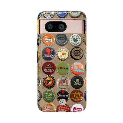 Beer Bottle Caps Tough Phone Case