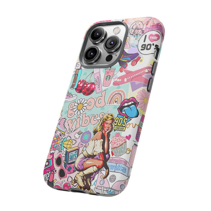 90s Nostalgia Collage Tough Phone Case