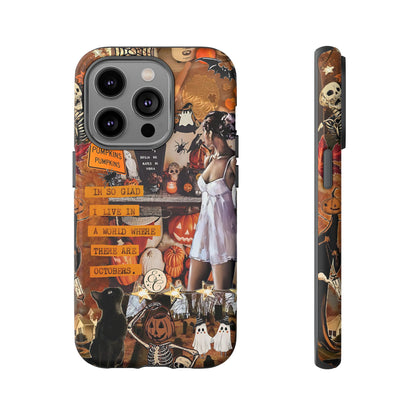 Halloween Aesthetic Collage Tough Phone Case