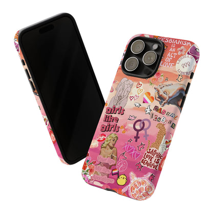 Lesbian Collage Tough Phone Case