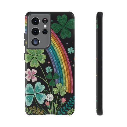 Rainbow & Shamrock Tough Phone Case