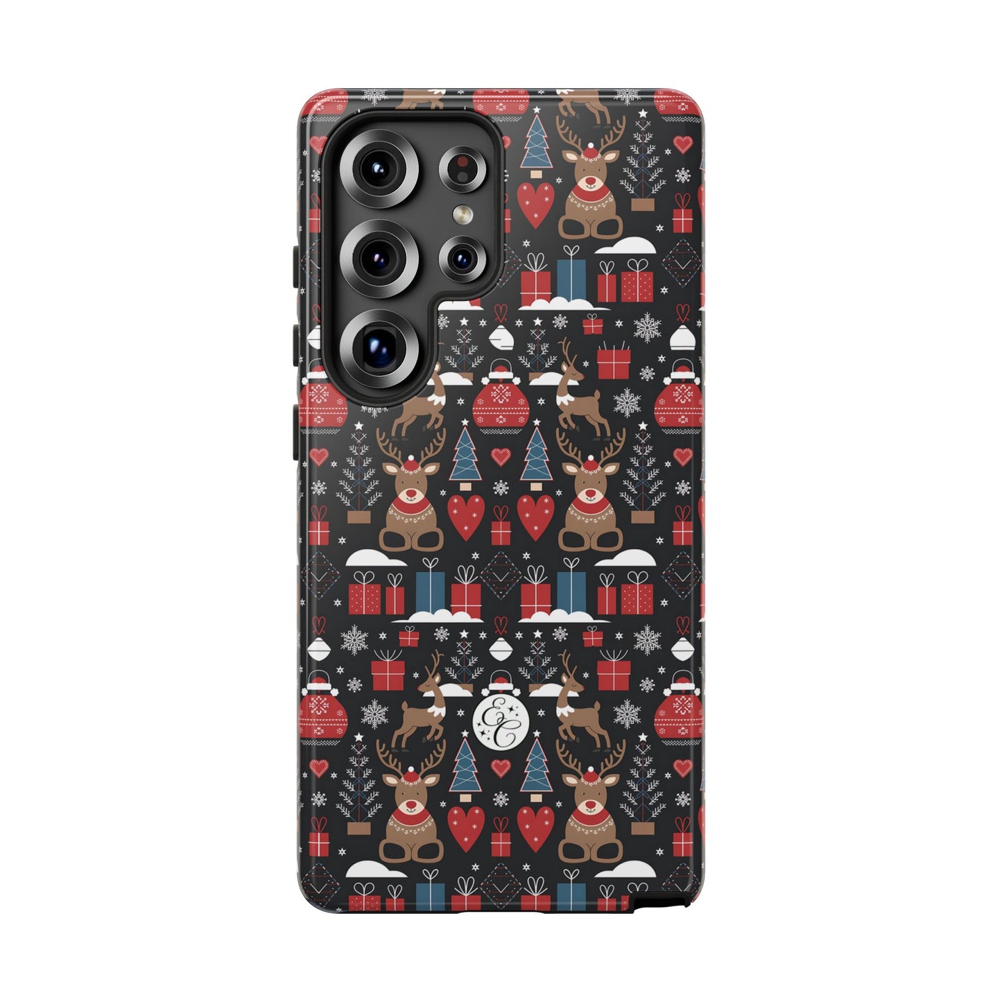Christmas Holiday Pattern Tough Phone Case