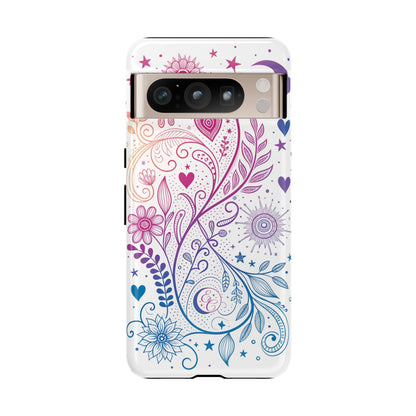 Subtel Bisexual Boho Doodle Tough Phone Case