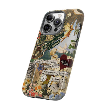 Vintage Cottage Collage Tough Phone Case