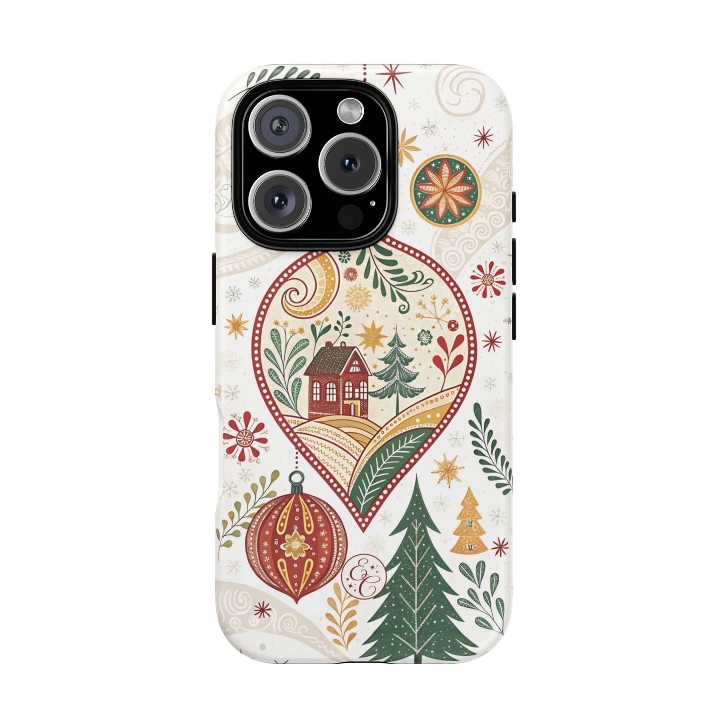 Cozy Christmas Ornament Tough Phone Case
