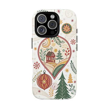 Cozy Christmas Ornament Tough Phone Case