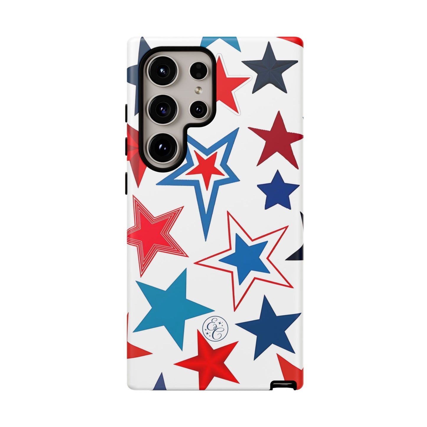 Patriotic Star Pattern Tough Phone Case
