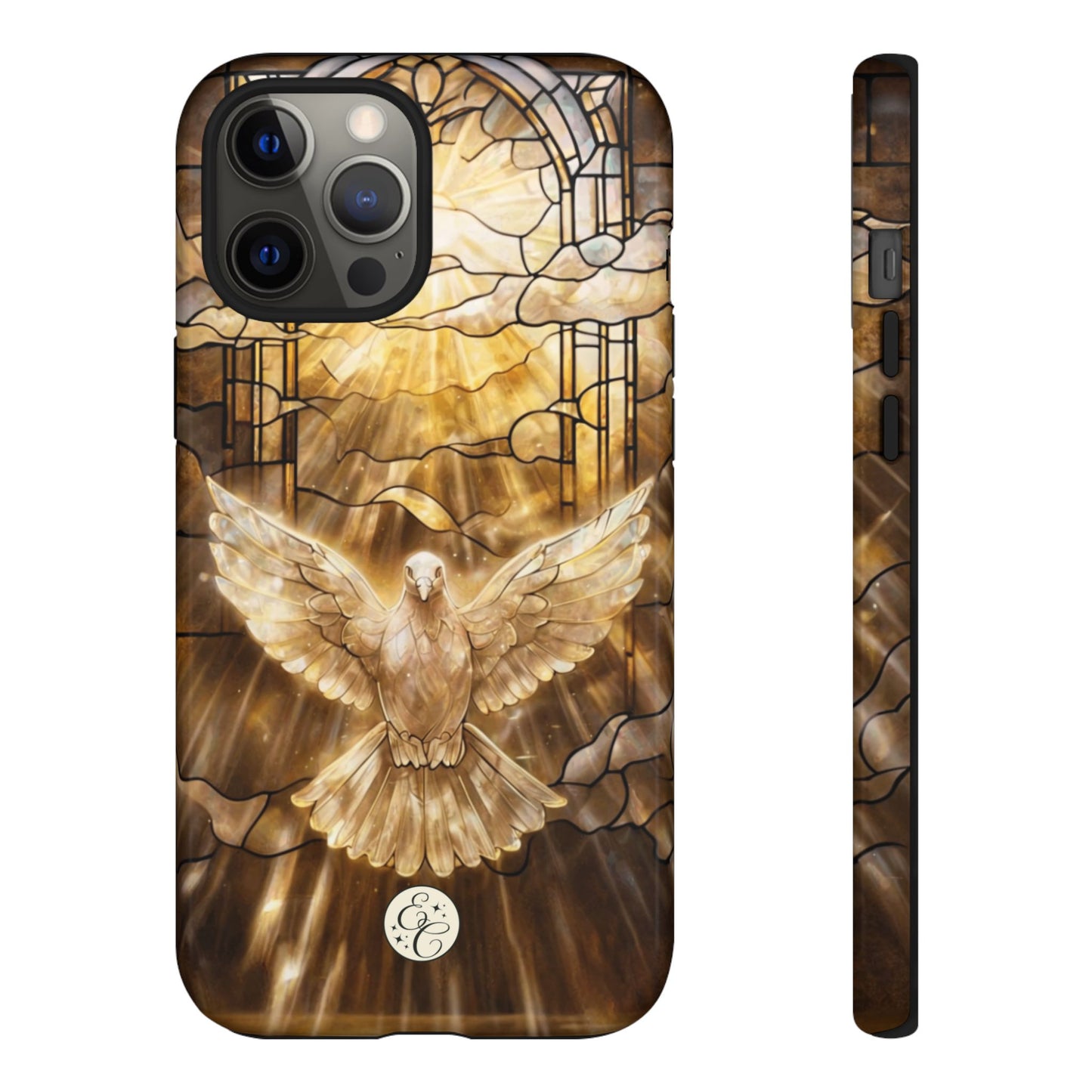 Holy Spirit Stained Glass Tough Phone Case