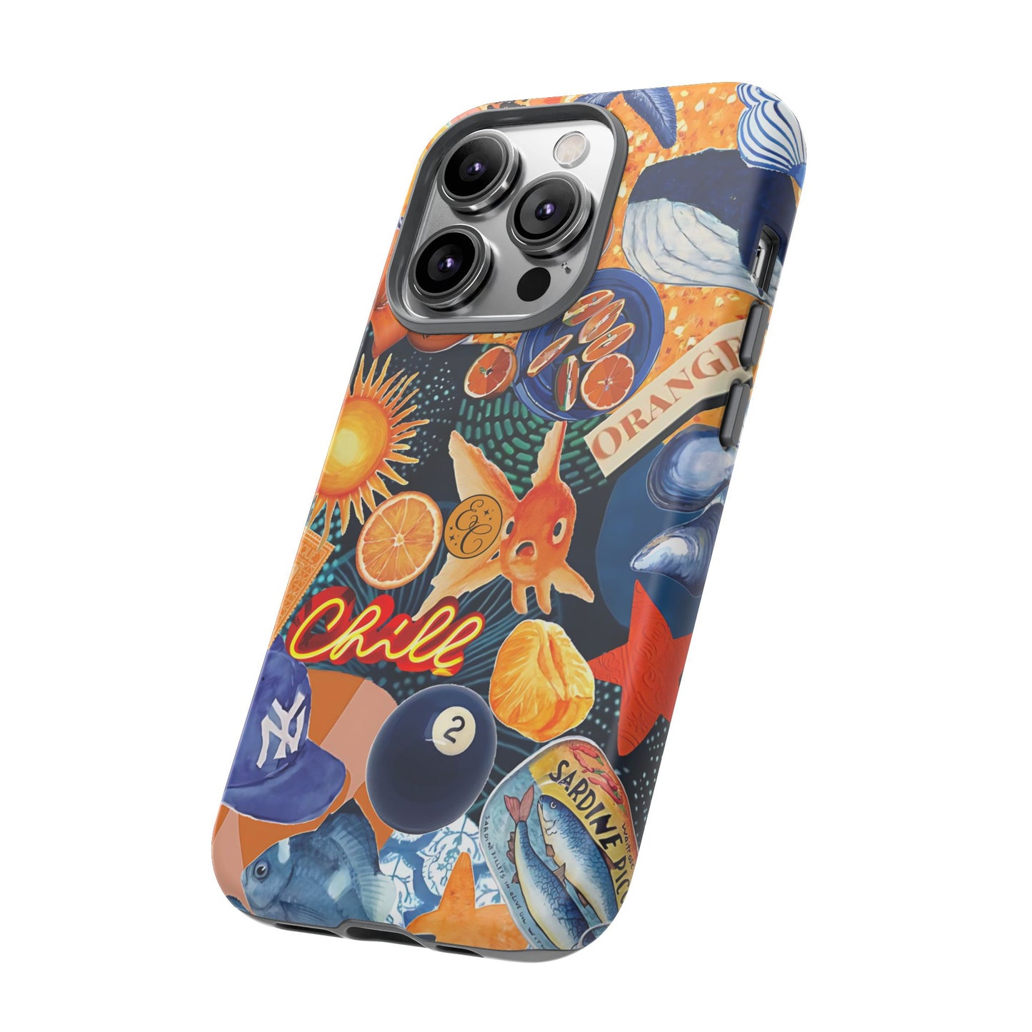 Nautical and Citrus Tough Phone Case