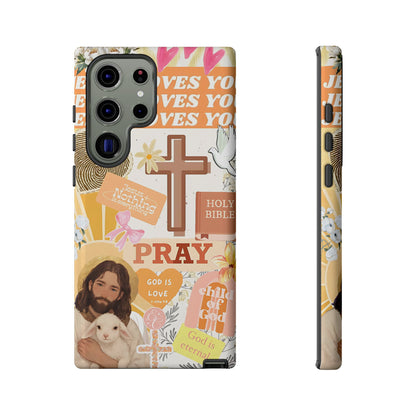 Christian Collage Tough Phone Case