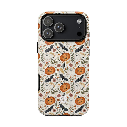 Halloween Pattern Boho Doodle Tough Phone Case