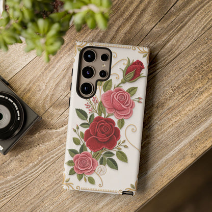 Elegant Rose Garden Tough Phone Case
