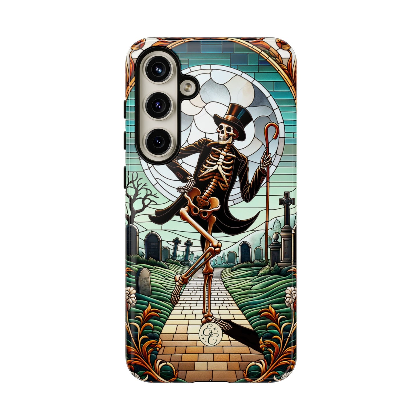 Dancing Skeleton Tough Phone Case