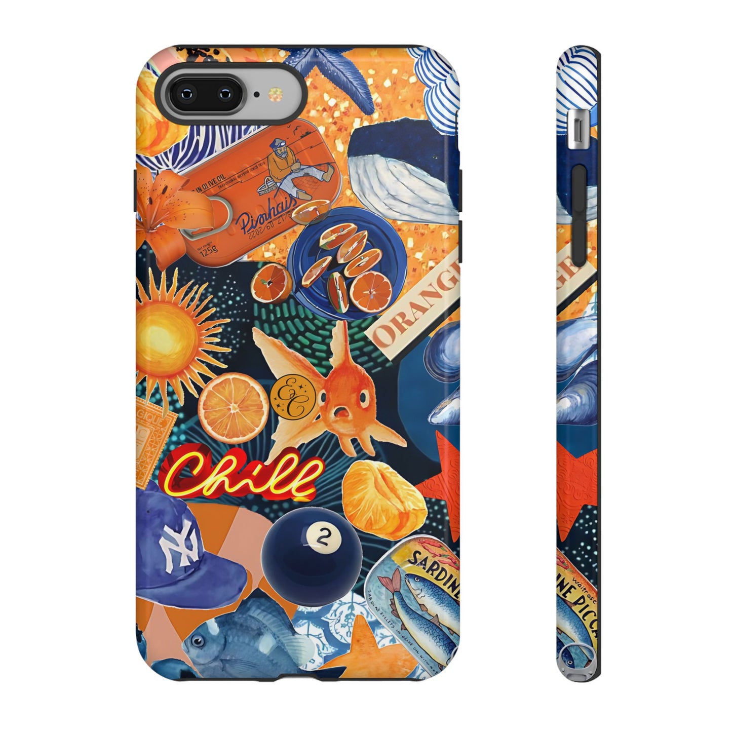 Nautical and Citrus Tough Phone Case