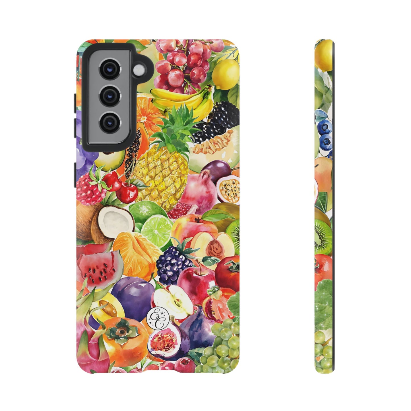 Colorful Fruits Collage Tough Phone Case