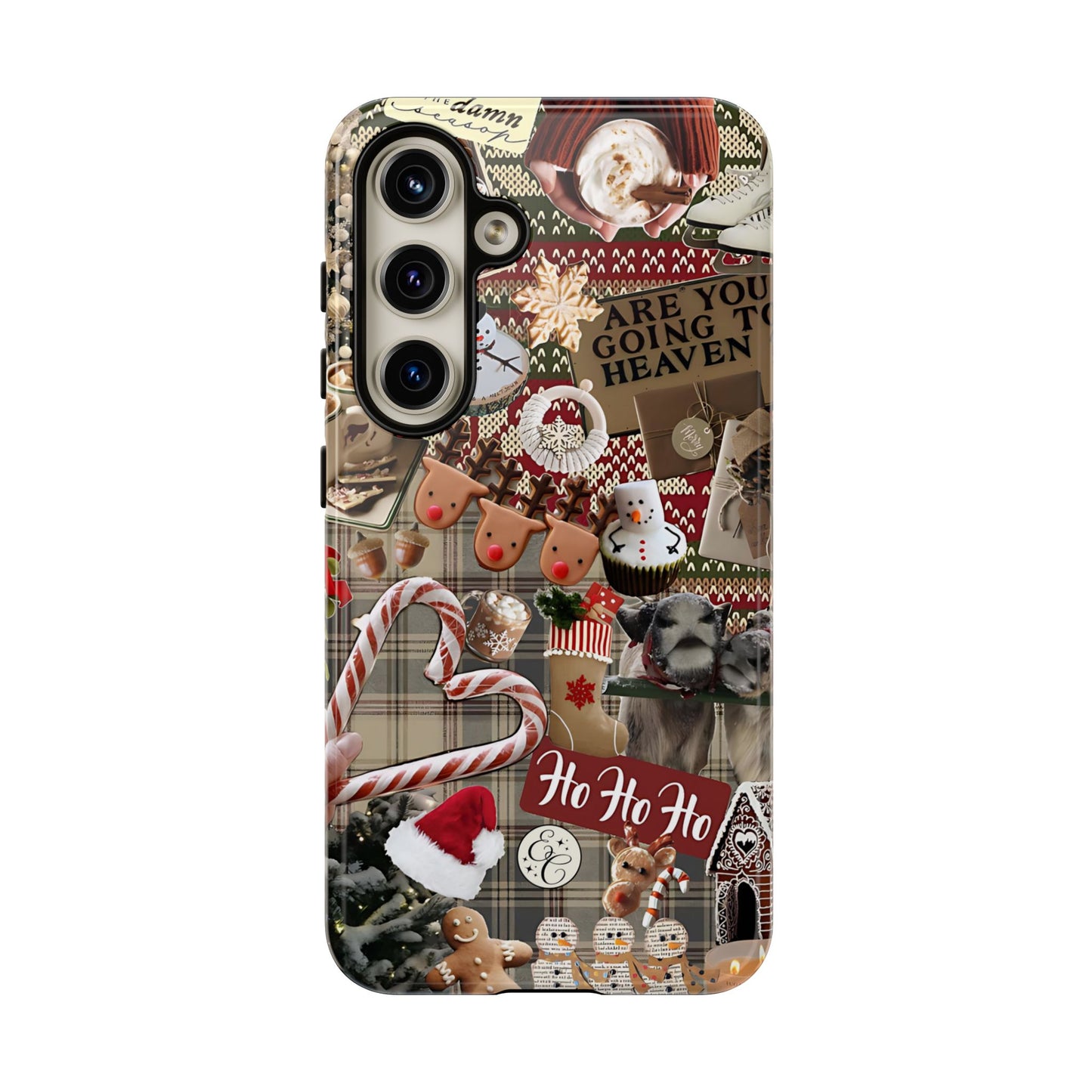 Christmas Festive Collage Tough Phone Case