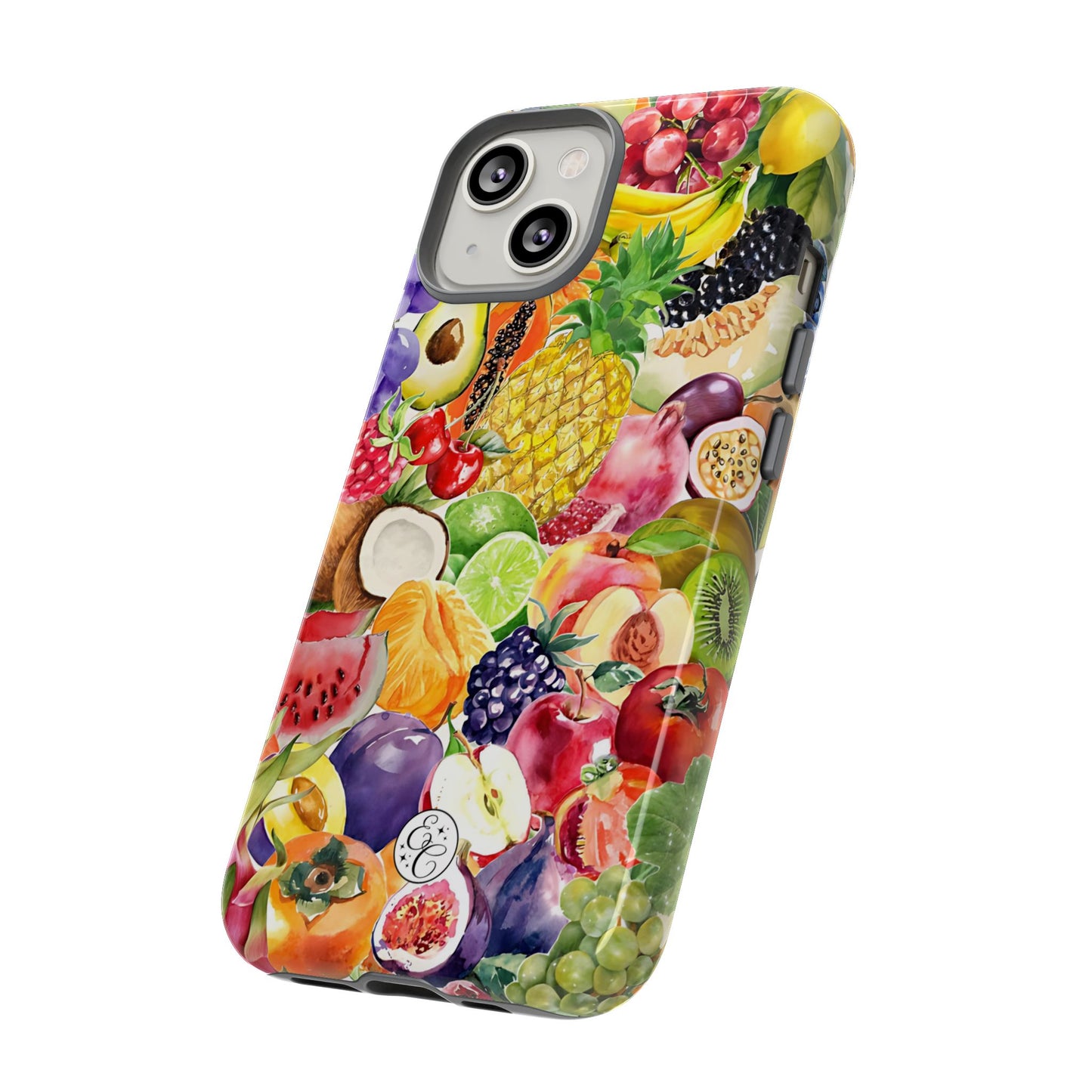 Colorful Fruits Collage Tough Phone Case