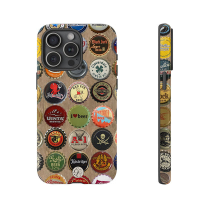 Beer Bottle Caps Tough Phone Case