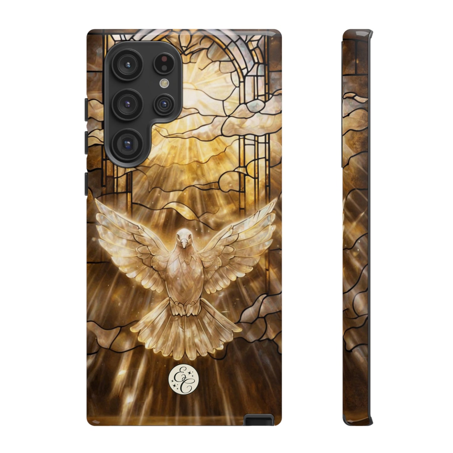 Holy Spirit Stained Glass Tough Phone Case