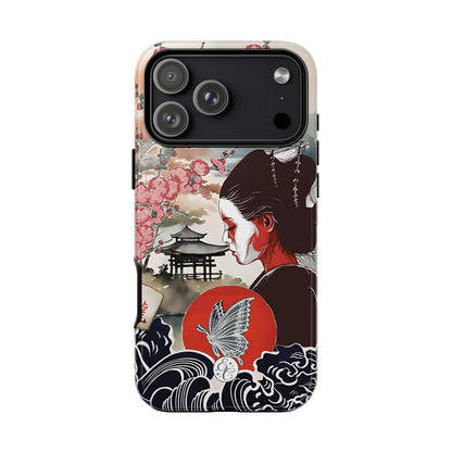 Japanese Geisha Tough Phone Case