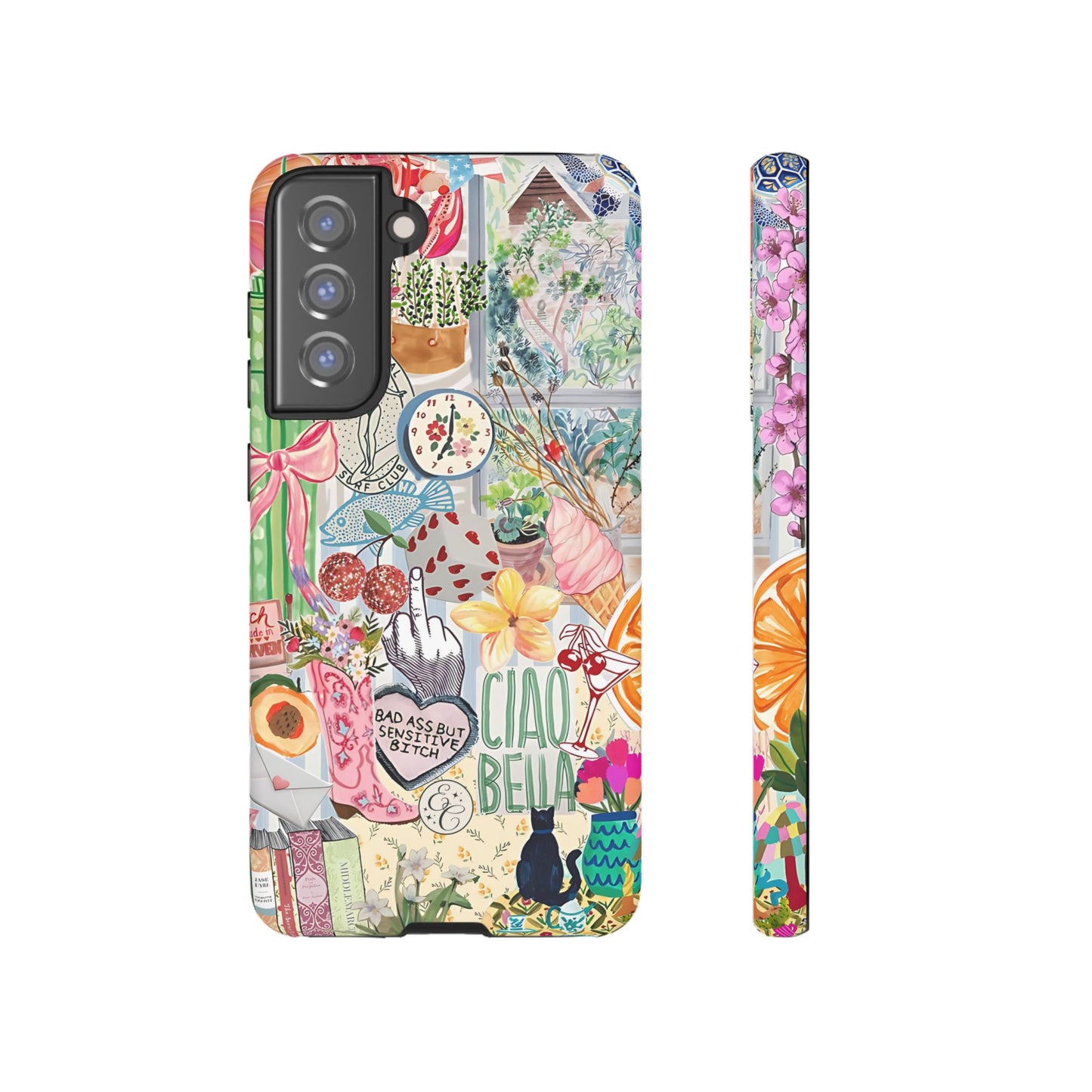 Coquette Art Collage Tough Phone Case