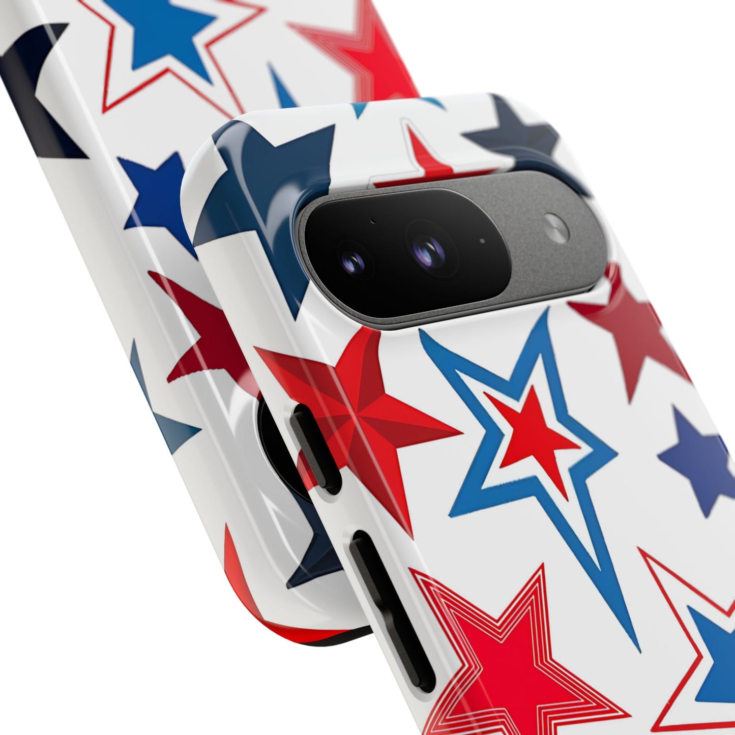 Patriotic Star Pattern Tough Phone Case