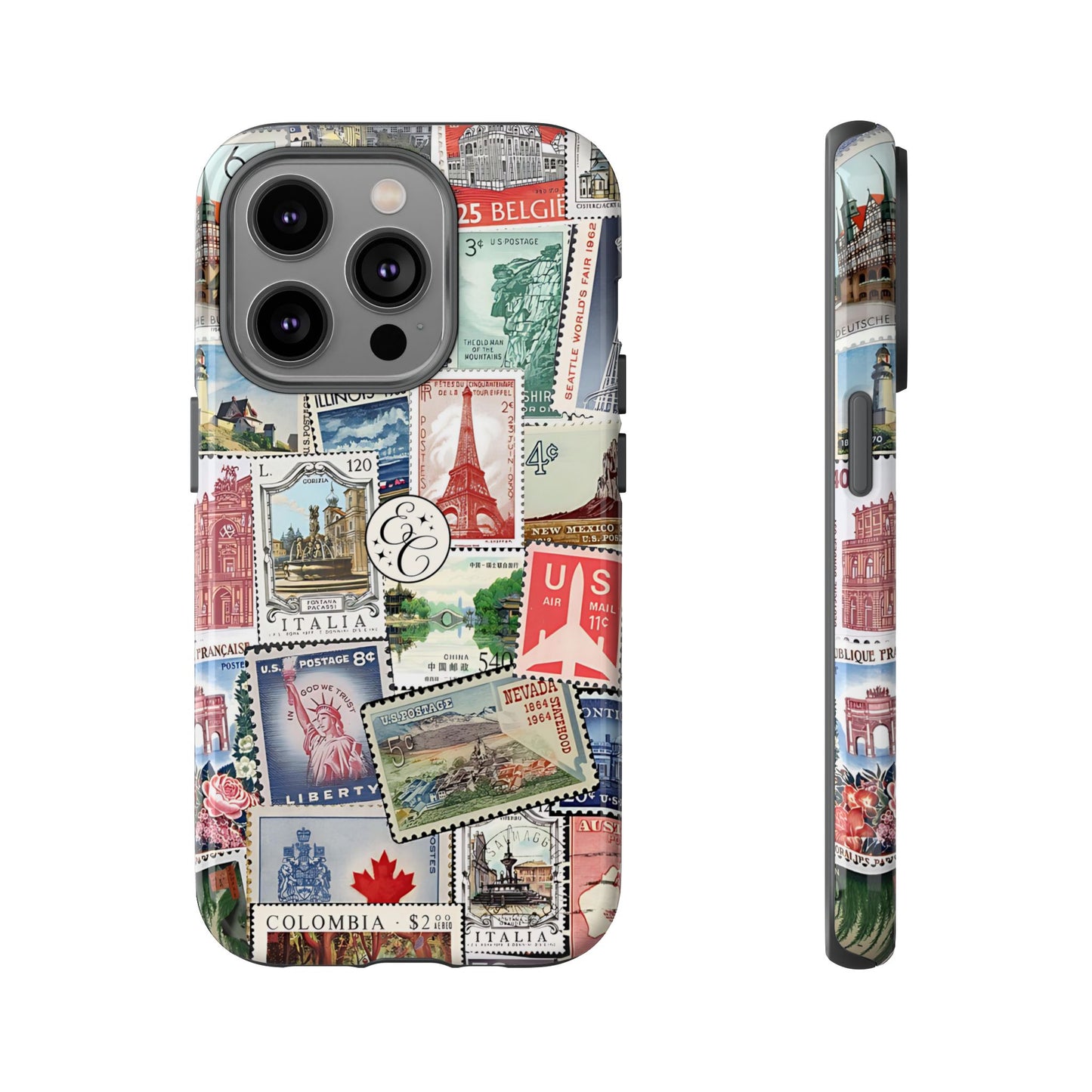 Vintage Stamp Collection Tough Phone Case